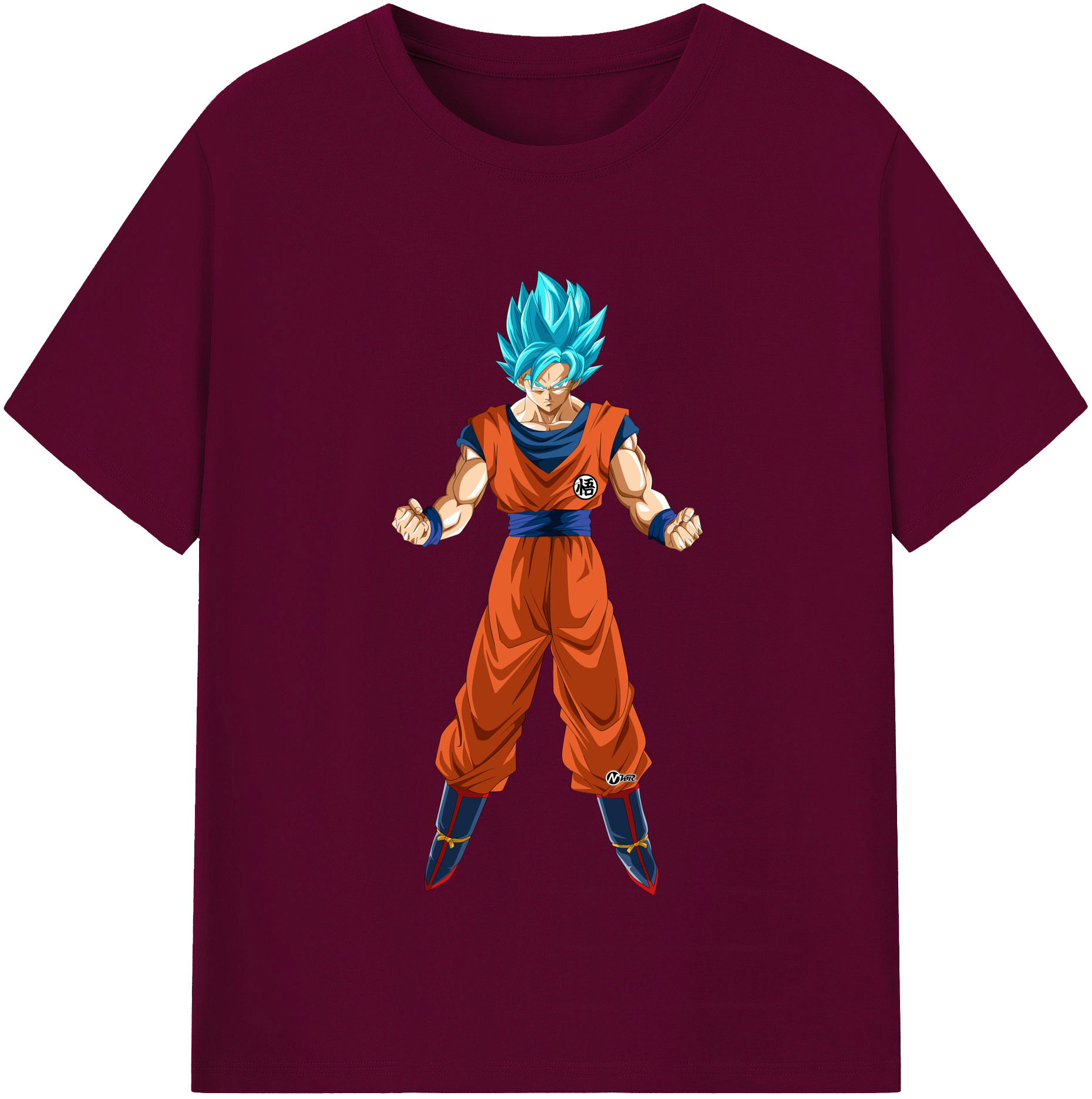 （画像用） ドラゴンボール 孫悟空（そん ごくう）Son Goku カカロット DRAGON BALL Kakarotto レディースカジュアルプリントTシャツ（綿100％）